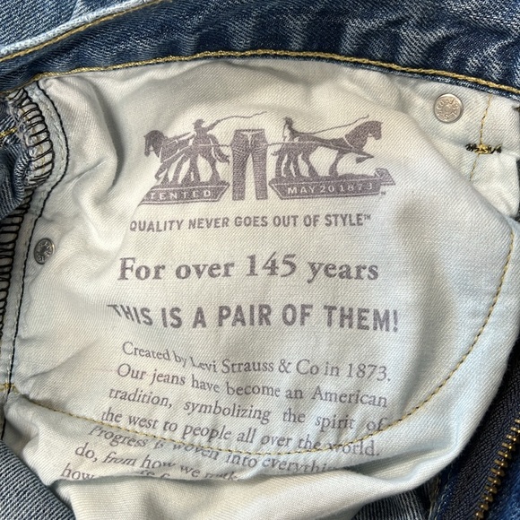 NWOT Men’s  505™ Regular Straight Fit Non-Stretch Jeans 34x34 - Picture 9 of 10